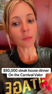 Come have the most expensive dinner ever. #cruise #carnivalcruise #cruiseship | Cruise With Jenn