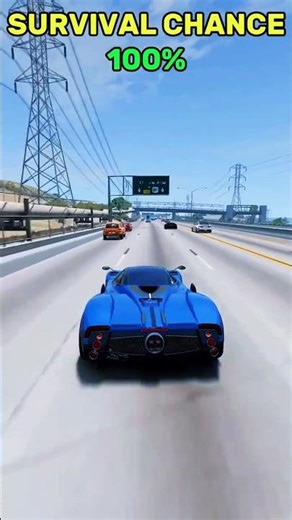 COULD YOU SURVIVE THIS? 😱‪@DestructionNation1998‬ #shorts #beamngdrive #gaming