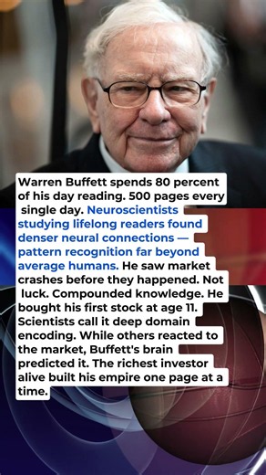 Warren Buffett Reads 500 Pages a Day — His Brain Science Is Insane