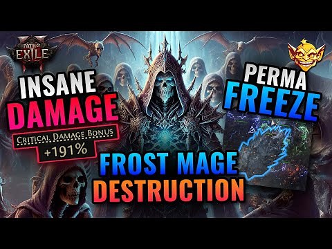 Minion Witch Frost Mage Solos EVERYTHING With Ease - Path of Exile 2 Build Guide