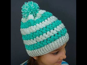 How to Crochet a Puff Stitch Beanie | Easy Beginner Hat Tutorial Miarti - Crochet and Knitting🧶