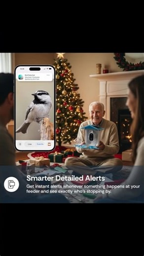 Smart birdwatching just got smarter 🐦📷Watch beautiful birds up close in stunningbird feeder camera.