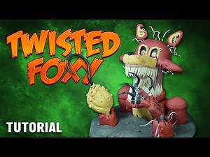 TWISTED FOXY | FNAF : The Twisted Ones | Cold Porcelain / Polymer Clay Tutorial