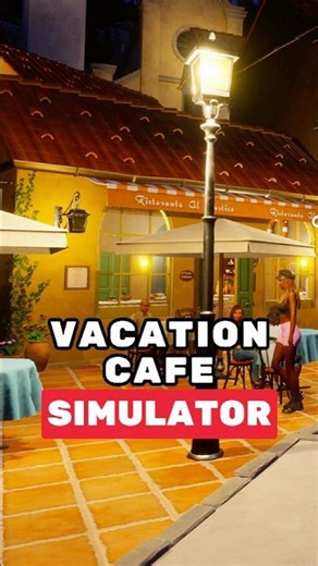 Run your own Italian café with your friends #gaming #simulation #cozygaming