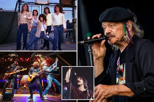 REO Speedwagon singer Terry Luttrell injured in car crash after falling asleep behind the wheel hours after band’s farewell concert