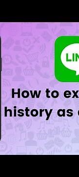 How to export chat history as a text file on Line? - Line Tips