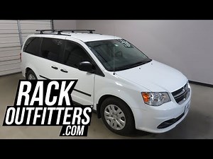 Dodge Grand Caravan with Rhino-Rack Vortex Quick Mount Roof Rack