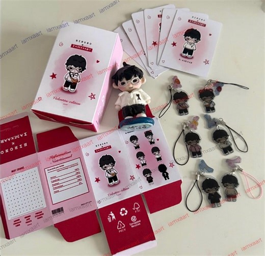 Personalized Blind Box Figurine Keychain for Valentine's Day, Birthdays, and Parties. - Etsy