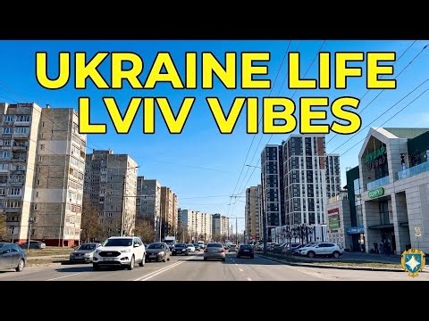 Ukraine 🇺🇦 life | Lviv Vibes: Real Life in Ukraine | Drive in City Neighborhoods (4K)