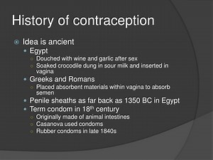 Exploring the History and Global Impact of Contraception - SlideServe
