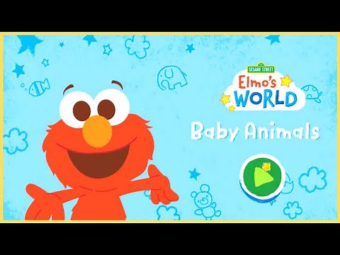 Sesame Street | Elmo's World | Baby Animals | Game For Kids