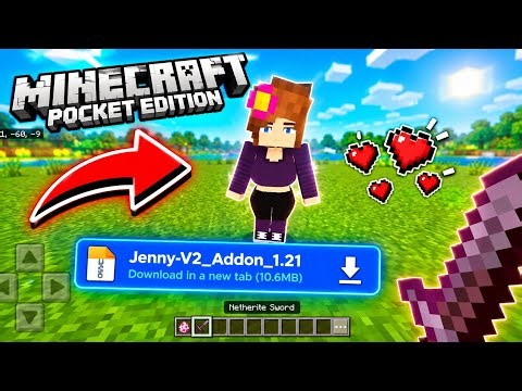 Jenny Mod in Minecraft Pocket Edition | Part6 | 1.26+