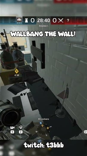 CRAZY ANGLE ON BANK #r6 #r6siege #r6s #r6tips #r6tricks