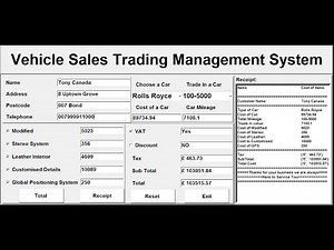 How to Create Vehicle Management System in Python - Tutorial 4 of 4