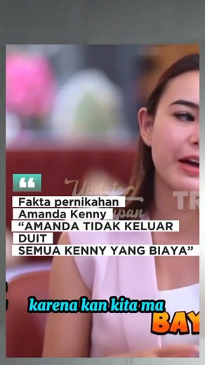 Fakta pernikahan Amanda keny Amanda ga kluar duit Semuanya Kenny yang biaya #fyp #trendingviral #selebrita | Ani Anissa