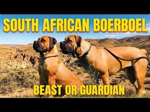 SOUTH AFRICAN BOERBOEL: AFRICA’S ULTIMATE GUARD DOG 🐶🇰🇪