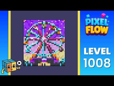 Pixel Flow Level 1008 Walkthrough Solution
