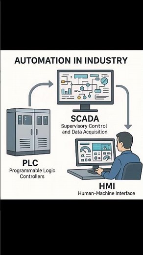 Automation in Industry | Industrial Automation | PLC | SCADA | HMI