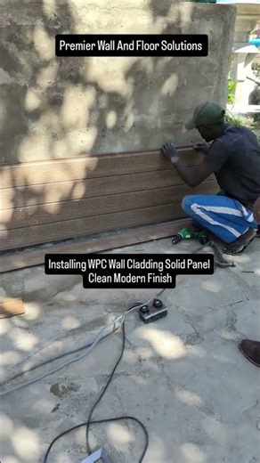 Installing WPC Wall Cladding Solid Panel | Clean Modern Finish