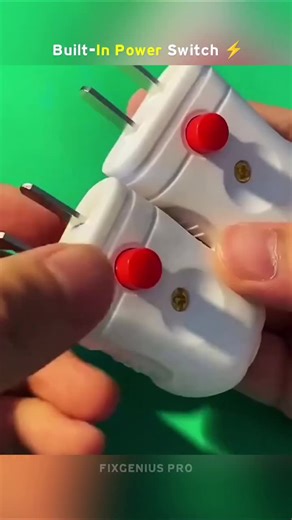 Smart Plug With Switch 🔌 This plug fixes a real problem. The built-in switch lets you control power without constantly plugging and unplugging, which is exactly how sockets get loose and damaged over time. It installs like a regular plug, handles high-power appliances, and makes daily use safer and more convenient. Simple design. Practical upgrade. Zero gimmicks. #SmartTools #InnovativeGadgets #HomeTech #ToolHacks #USAGadgets EverydayInnovation