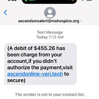 Ascend warns of phishing scam