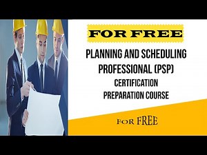 Planning and Scheduling Professional ( PSP ) Course ( 0 - Preview )