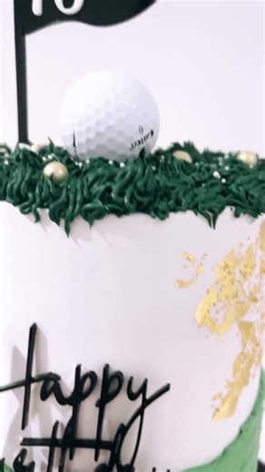 4-piece Golf Cake Topper Set – Custom Acrylic Name Sign, Flag, Club & Bag - Etsy