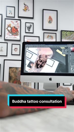 Buddha Tattoo Consultation: A Unique Piece