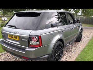 2012/62 Orkney Grey Range Rover Sport 3.0 SDV6 HSE Luxury 22” Gloss Black Alloys. Cambelt Done