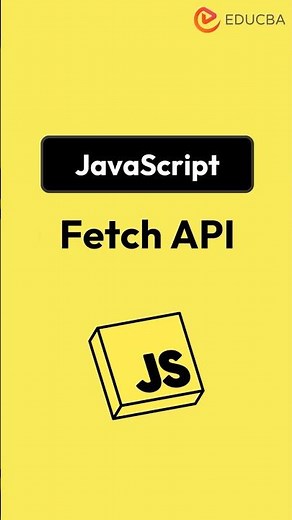 🚀 Fetch API in JavaScript Explained | GET & POST Made Easy!