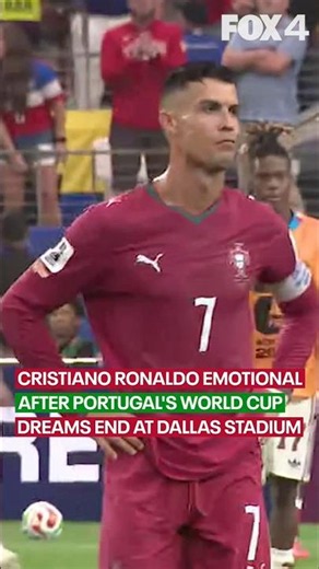 Cristiano Ronaldo emotional after World Cup career ends