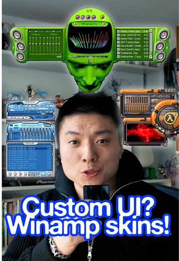 Do you remember Winamp skins? #winamp #2000s | winamp