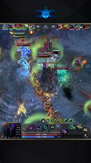 5 Man Echo Slam Refresher, but Abaddon has Aghanim's Scepter Dota 2 #Dota2