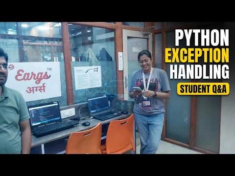 Student Q&A: Python Exception Handling Explained | Try, Except, Else & Finally