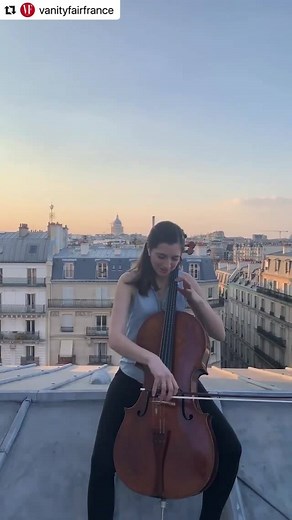 22K views · 1.2K reactions | From Paris with love Merci Vanity Fair France  Depuis son toit, Camille Thomas interprète « Dance of the Blessed Spirits » de Gluck (extrait de l’opéra "Orphée et Eurydice"), à retrouver sur son nouvel album #VoiceOfHope, en partenariat avec UNICEF France et le label Deutsche Grammophon (sortie le 5 juin). "Apporter de la douceur et de l'apaisement musical en ces jours de confinement". Piano Julien Brocal | Camille Thomas | Facebook