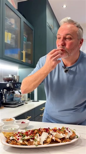 Hello again from David, our talented Exec Chef! 👋✨ He’s back with a fun, cosy night-in recipe for the dark days of January 🌙 These Turkey Nachos are packed with flavour using our Comptoir spices, the ultimate comfort dish to enjoy at home. Let us know what you think 🧡 #comptoirlibanais #turkeynachos #cosynightin #januarycomfort #comptoirspices #chefrecipes | Comptoir Libanais