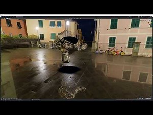 EEVEE shadow catcher with reflections
