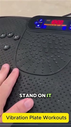 Don’t Move, Just Shake! Burn Calories Effortlessly #vibrationplate e #getfit