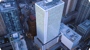 13 reactions | Standing 500 feet tall, the new Hyatt Regency Seattle is the largest hotel in the Northwest, with 45 floors and over 1,200 guest rooms. | Downtown Seattle Association | Facebook