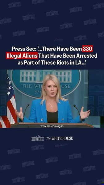 Leavitt Asks: Who’s Funding LA’s Illegal Criminal Alien Rioters?