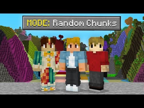 Minecraft, But Every CHUNK Is RANDOM! /w Grian & Smallishbeans