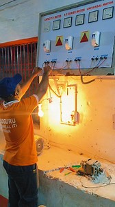 Bhim Maurya on Instagram: "Painal board single phase supply testing electrician practical classes"