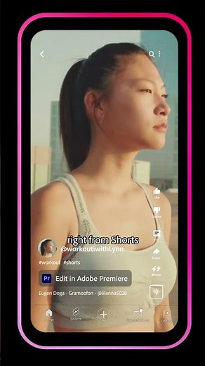 Your YouTube channel is about to glow up with Premiere on iPhone | Adobe Video #shorts