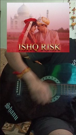 Ishq Risk | Guitar lesson | Easy and beautiful chords#guitar#shorts#guitarshorts#chords#guitarlesson