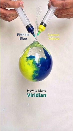 How to make Viridian Color?