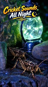 Crickets Chirping Around An Old Tree 🌙 Relaxing Nature Sounds For Deep Sleep & Stress Relief