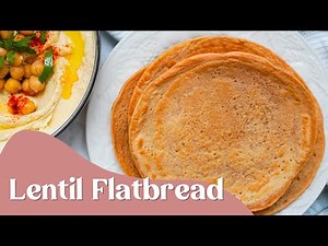 A Healthy Flatbread Recipe Using Only 2 Ingredients - No Oven Needed