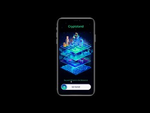Cryptoland - Metaverse Real Estate App UI