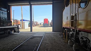 1.9K views · 60 reactions | General Electric U25B coming back into barn 7 at the Southern California Railway Museum. #socalrailway #trains #perriscalifornia #museum #public #railway #train #locomotive | John’s Tales From The Rails | Facebook
