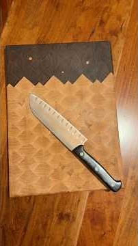 End Grain Cutting Board - Alpine Pattern #woodworking #wood #diy #cuttingboard #woodwork